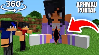 The MOST SECRET PORTAL INSIDE APHMAU in Minecraft 360°