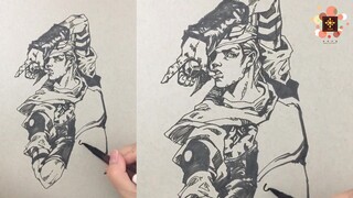 【梵米艺画】【速写】JOJO-我不做人啦！我要JOJO立！