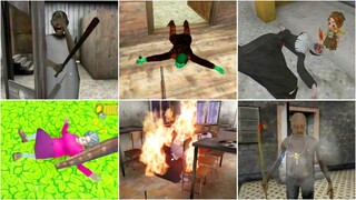 Game Weapons #6 | Granny's PepperSpray🗡Dread Teacher's Flamethrower🗡Evil Nun's Explosive Doll & More