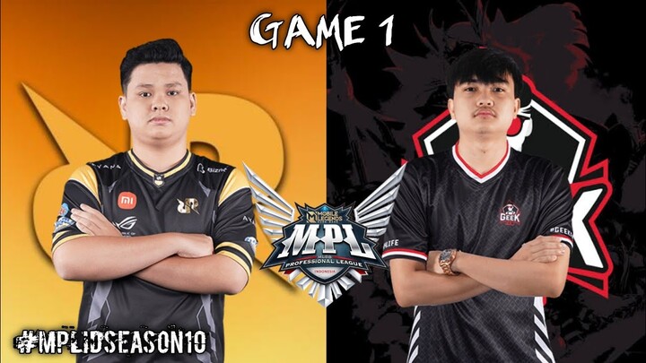 RRQ VS GEEK FAM!! MPL ID Season 10!! Game 1