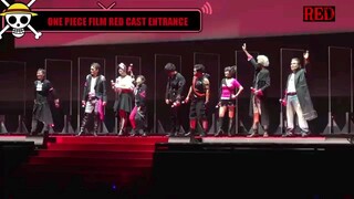 One Piece Film RED World Premiere - Cast saying their famous lines (English Subbed)