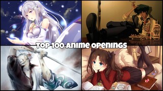 My Top 100 Favorite Anime Openings