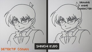 Drawing ANIME - SHINICHI KUDO (Detective Conan)