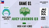 Smart Omega Empress vs Minana Esports Game 01 | Juicy Legends Q3 2022