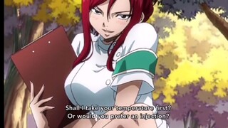 Juvia😭 magpapagamot din ako kay Erza kahit wala akong sakit🥰  Juvia and Levy Jealous moment🥺