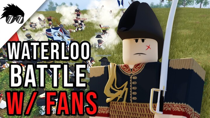 Fighting with Fans | Roblox Waterloo | Massive Roblox Battles