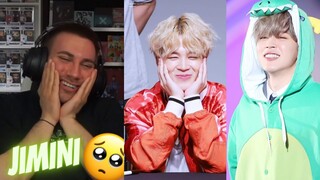 HES SO TINY 🥺 BTS Jimin Never Grew Up - REACTION