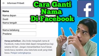 Cara Ganti nama di Facebook