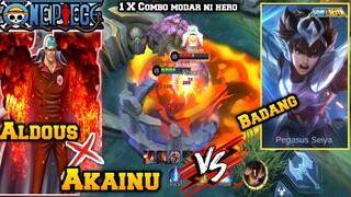 Aldous X Akainu Vs Badang | 1 X Combo Modar ni Hero 🔥🔥🔥