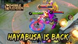 SENSEI HAYABUSA IS BACK 🔥🔥🔥 | HAYABUSA GAMEPLAY #6 | MOBILE LEGENDS BANG BANG