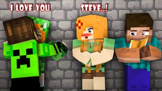 ALEX KISS STEVE LIFE - MINECRAFT ANIMATION , CLOSER LOVE MEME (LOVE STORY) #short #animation