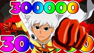 CHEGUEI NÍVEL 300000 E DERROTEI OS BOSS MAIS FORTES DO ONE PUNCH MAN BR!!