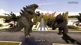 Godzilla Vs King Kong in SFM [Size Comparison]
