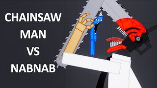 NABNAB vs CHAINSAW MAN Who Is Stronger? - Garten Of Banban 2 - People Playground