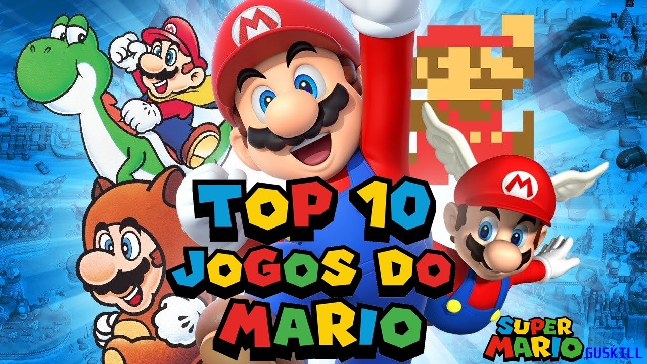 TOP 10 MELHORES JOGOS DO MARIO 
