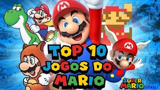 TOP 10 Jogos Do Mario (Melhores Jogos Do Mario Na História)