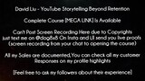 David Liu Course YouTube Storytelling Beyond Retention download