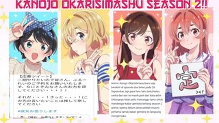 Kanojo Okarisimashu Di konfirmasi Season 2 Nya??Tanggal Rilis??