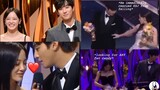 Ahn Hyo Seop being gentleman and sweet to Kim Se Jeong during SBS Awards 2022