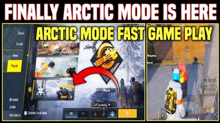 Pubg mobile Arctic Mode Is Here | Arctic Mode Fast Game play  Pubg Mobile