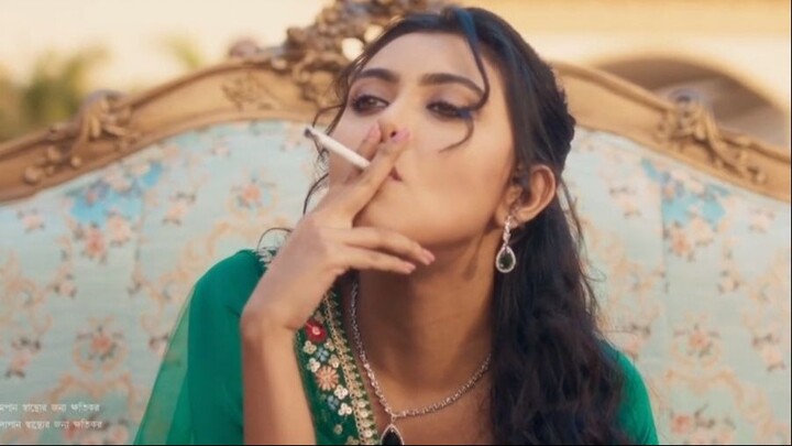 Sexy Idhika Paul Smoking Cigarette - Bangla Movie Borbaad | Full Movie in Comments Link