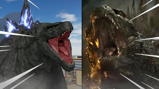 GODZILLA 2014 REMODEL ANIMATION REFERENCES! | GODZILLA 2014 MOVIE! | Kaiju Universe