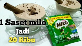 ide JUALAN untuk BULAN PUASA 2020 || minuman yang lagi viral || Dalgona Milo