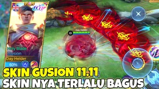 NYOBAIN REVIEW SKIN 11.11 GUSION VERSI SCRIPT ! KEREN BANGET EFEK NYA