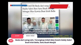 MASJID!! Jadi Mas Kawin untuk Irish Bella