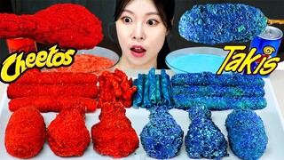 ASMR MUKBANG| 직접 만든 치토스 타키스 양념치킨 치즈스틱 핫도그 먹방 & 레시피 FRIED CHICKEN EATING