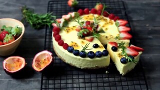 Cách làm Mousse Pho mai chanh dây ngon tuyệt | How to make Passionfruit Cheesecake Recipe