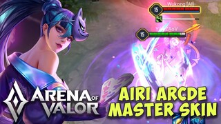 AIRI: ARCADE MASTER SKIN GAMEPLAY | SS SKIN | 𝐍𝐄𝐖 𝐒𝐊𝐈𝐍 | Arena of Valor