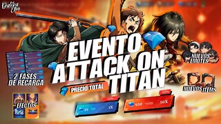 MLBB X SHINGEKI NO KYOJIN - PRECIO TOTAL DE SKINS - MLBB ESPAÑOL