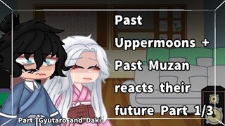 Past Uppermoons + Past Muzan reacts to their future (1/3) |First KNY video|