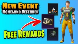 New Event!! Get Free Outfit + Popularity +More | PUBG MOBILE NEW HOMELAND DEFENDER EVENT