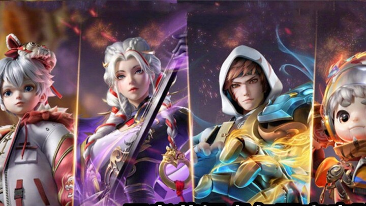 All five skins for the Year of the Tiger are available! Yang Yuhuan has white hair and braids! Five 