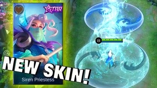 New August Starlight Skin Luo Yi Siren Priestess - Mobile Legends: Bang Bang