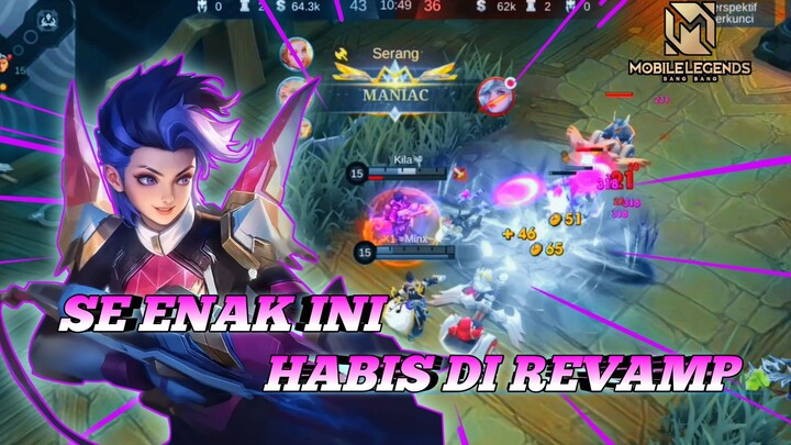 KIMMY DI BRAWL OP PARAH, MANIAC DUA KALI !! - GAMEPLAY MLBB