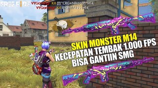 M14 MONSTER - RATE OF FIRE SUPER KENCANG! SENJATA UNDERRATED JADI OP! FREE FIRE