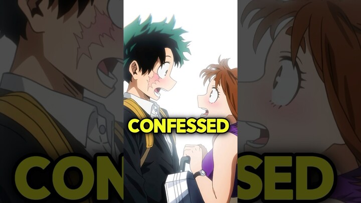 Deku's Love Confession to Uraraka