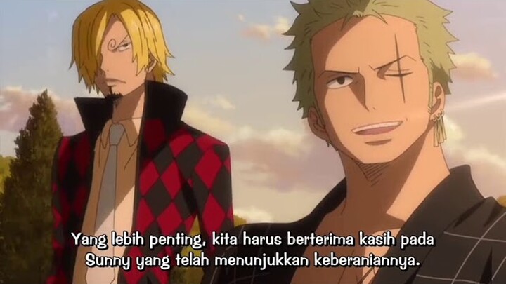 Momen perdebatan dan pertengkaran bodoh kru mugiwara no luffy One Piece Movie 12-film Z