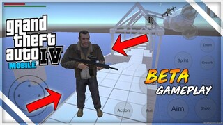 *NEW BETA* GTA 4 ANDROID /  MOBILE BETA BY UNITY ANDROID GAMEPLAY (FAN MADE)