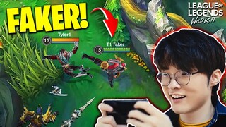 FAKER Plays WILD RIFT! | WILD RIFT BEST MOMENTS & OUTPLAYS | LOL WILD RIFT FUNNY Moments #79