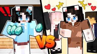 Mèo Simmy Giàu Nhưng Không Nổi vs Nghèo Nhưng Nổi Trong Minecraft