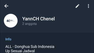 Donghua Lainnya Cek Telegram yaa