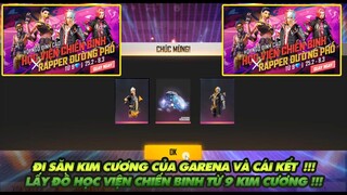 FREE FIRE | ĐI SĂN KIM CƯƠNG CỦA GARENA FREE FIRE VÀ CÁI KẾT  - LẤY ĐỒ HỌC VIỆN TỪ 9 KIM CƯƠNG !!!