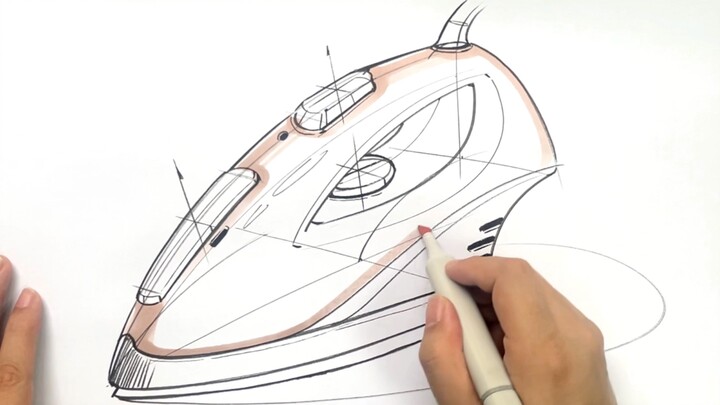 [Product Demonstration ④] Drawing an electric iron, these wires are too important! !