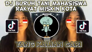 DJ BURUH TANI MAHASISWA RAKYAT MISKIN KOTA SLOW | SOUND TIKTOK VIRAL 2021 KHUSUS HARI KEMERDEKAAN