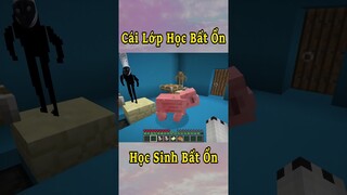 Anh Đen Xì Xì Và Cái Lớp Học Bất Ổn Nhất Minecraft 🤣 #shorts