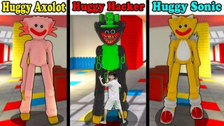 NẾU THẮNG TÊ TÊ MỞ KHÓA ĐƯỢC HUGGY HACKER VÀ HUGGY AXOLOT TRONG NHÀ MÁY Poppy Playtime Morphs